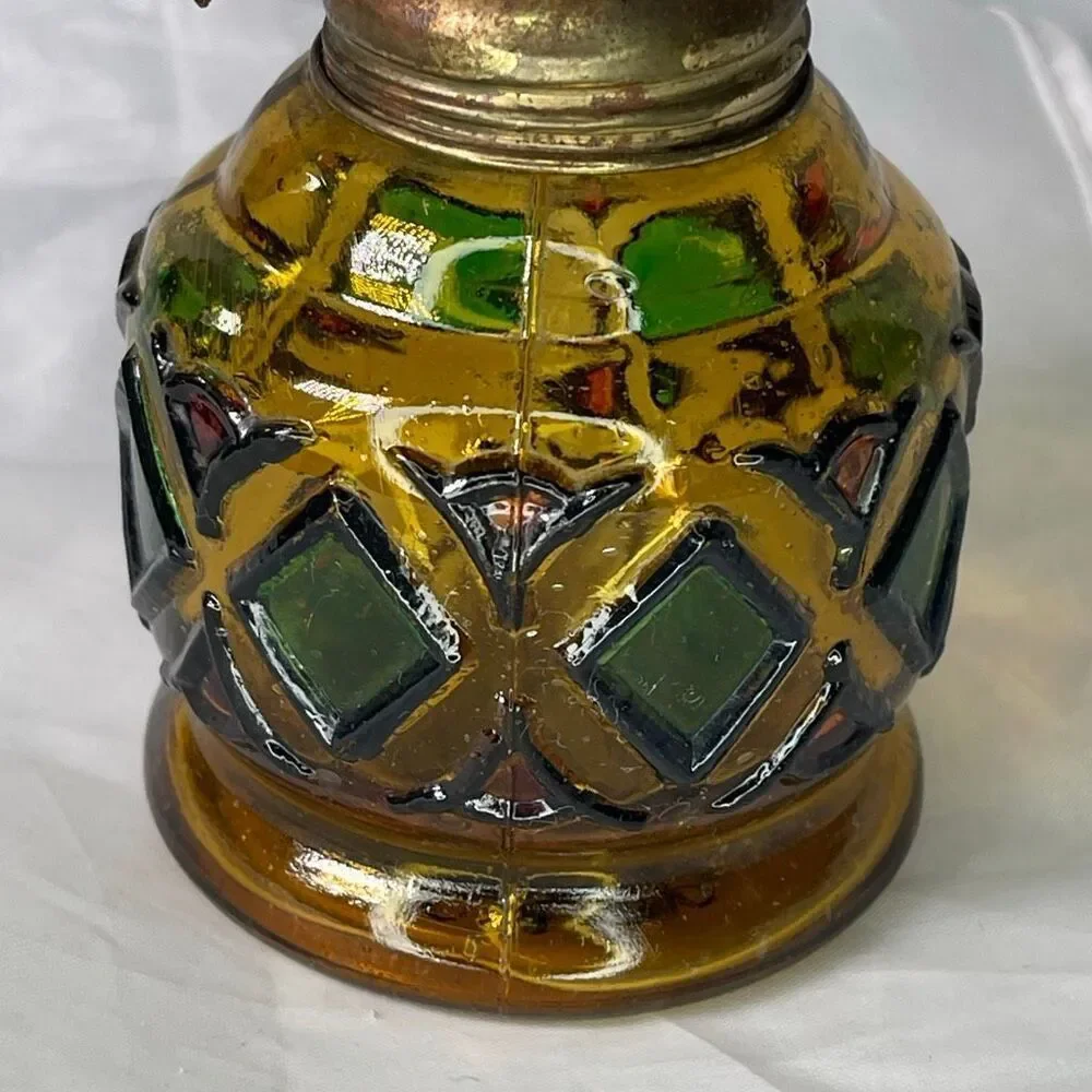 Vintage Sail Boat Brand Hong Kong U.K. Design oil lamp.